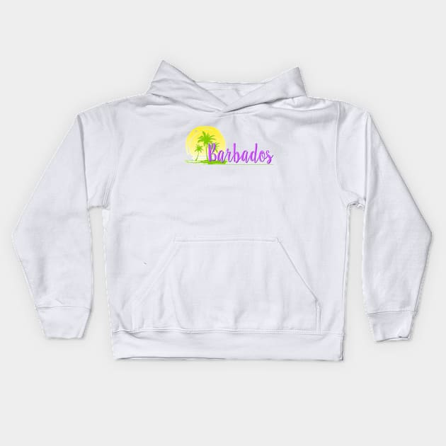 Life's a Beach: Barbados Kids Hoodie by Naves